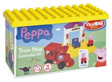 PlayBig BLOXX Peppa Pig železniční zastávka